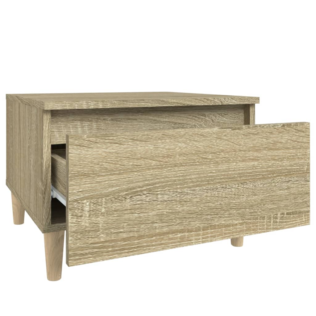 Mese laterale 2 buc. stejar sonoma 50x46x35 cm lemn compozit GartenMobel Dekor