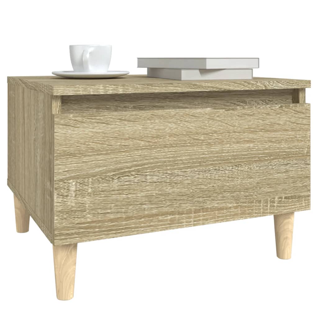 Mese laterale 2 buc. stejar sonoma 50x46x35 cm lemn compozit GartenMobel Dekor