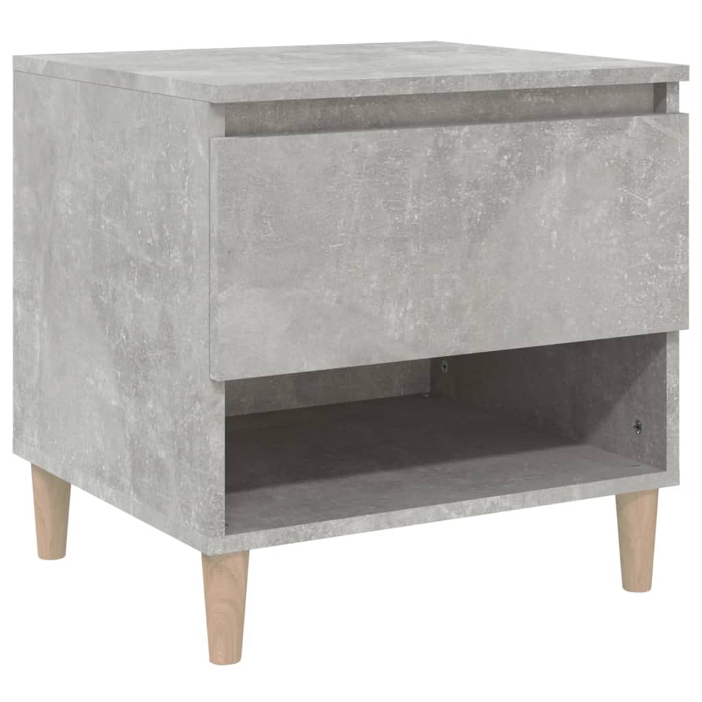 Noptieră, gri beton, 50x46x50 cm, lemn prelucrat GartenMobel Dekor