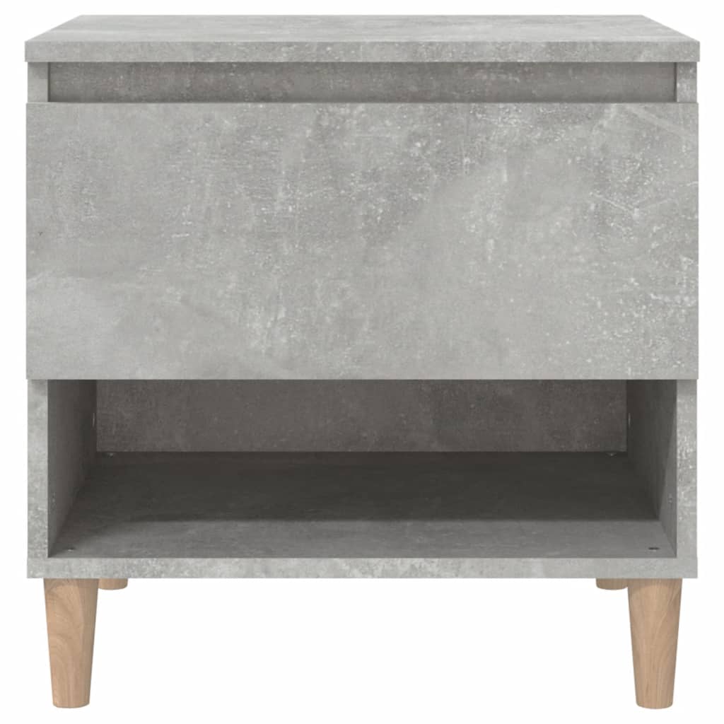Noptieră, gri beton, 50x46x50 cm, lemn prelucrat GartenMobel Dekor