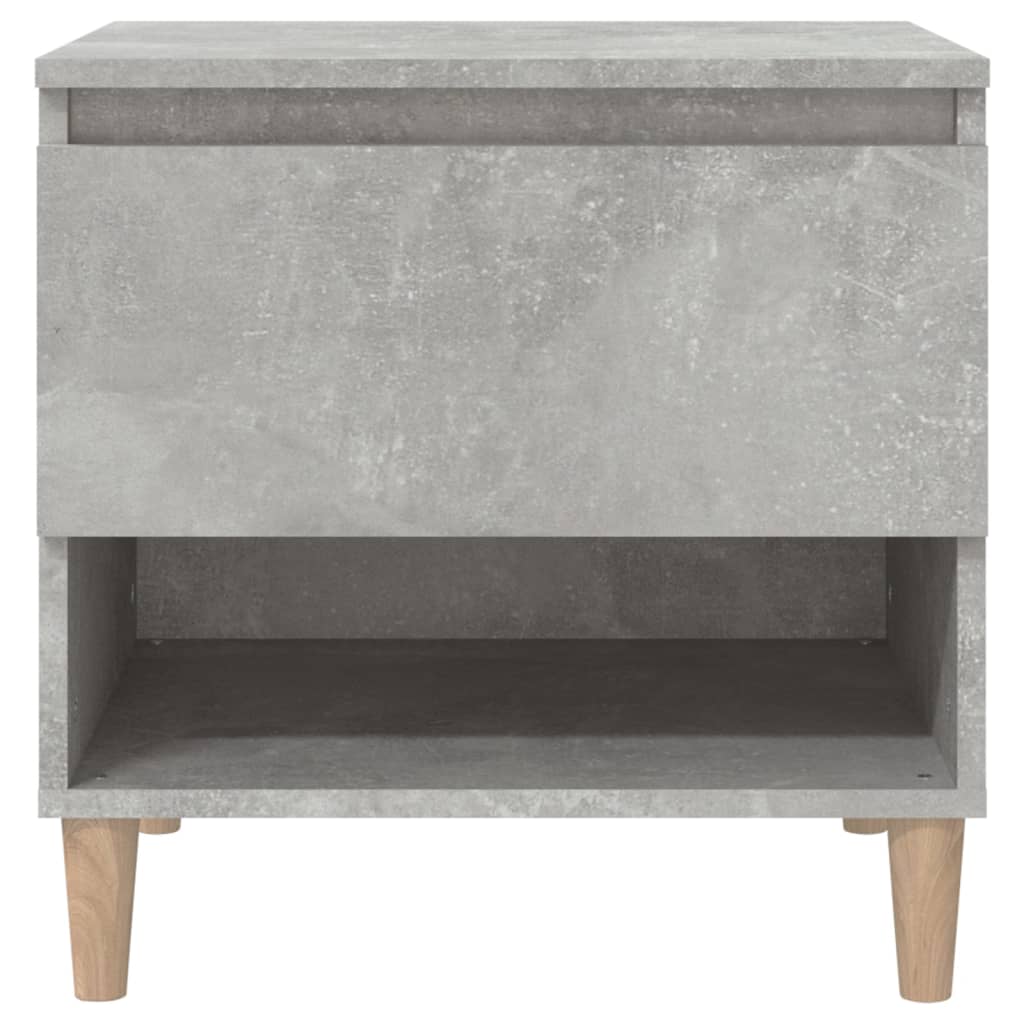 Noptiere, 2 buc., gri beton, 50x46x50 cm, lemn prelucrat GartenMobel Dekor