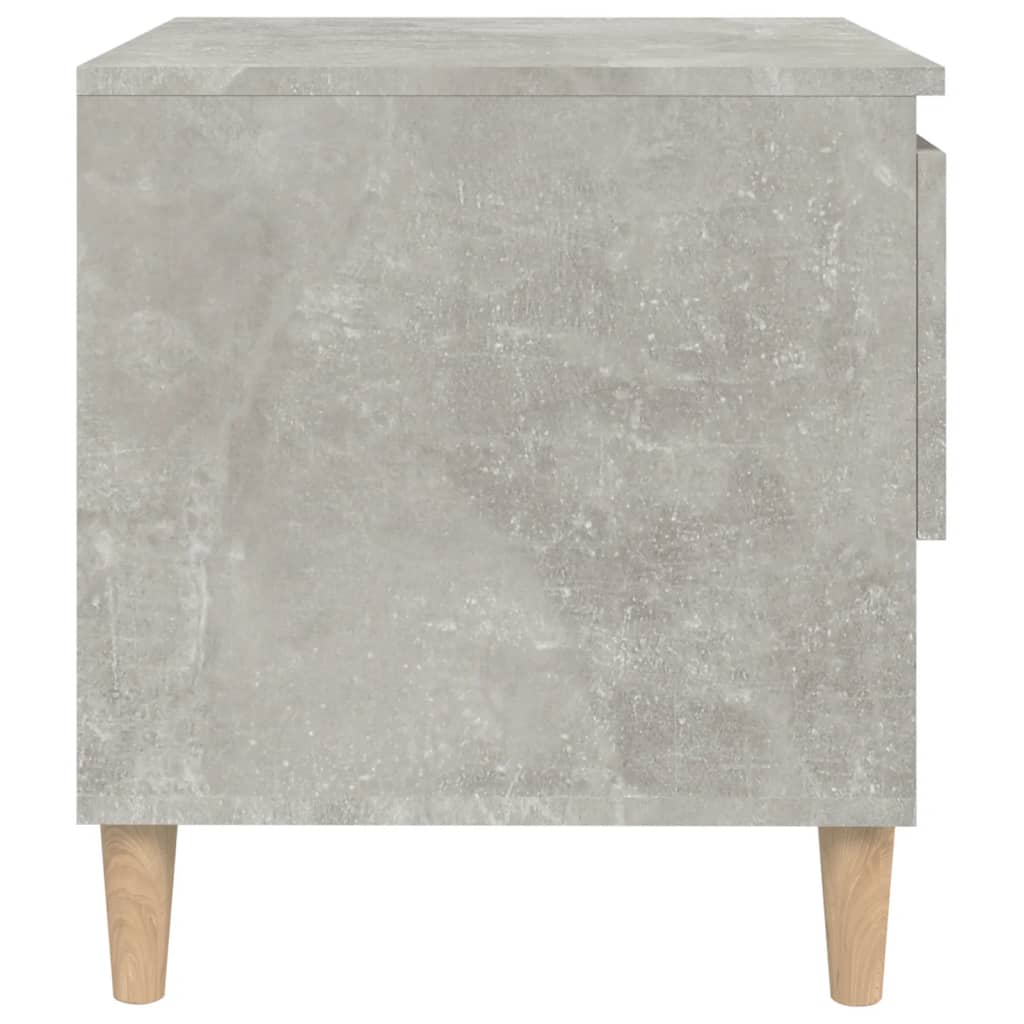 Noptiere, 2 buc., gri beton, 50x46x50 cm, lemn prelucrat GartenMobel Dekor