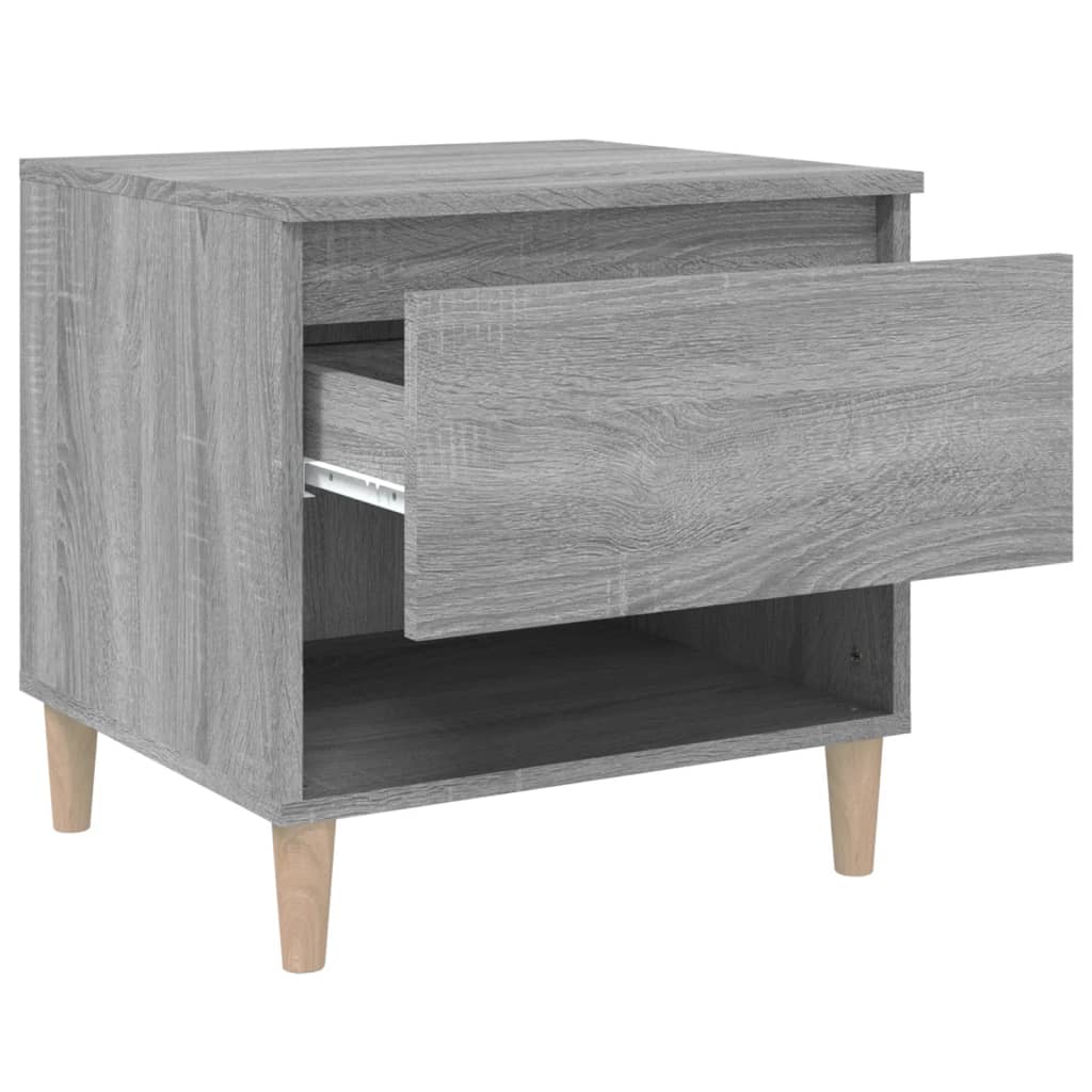 Noptiere, 2 buc., gri sonoma, 50x46x50 cm, lemn prelucrat GartenMobel Dekor