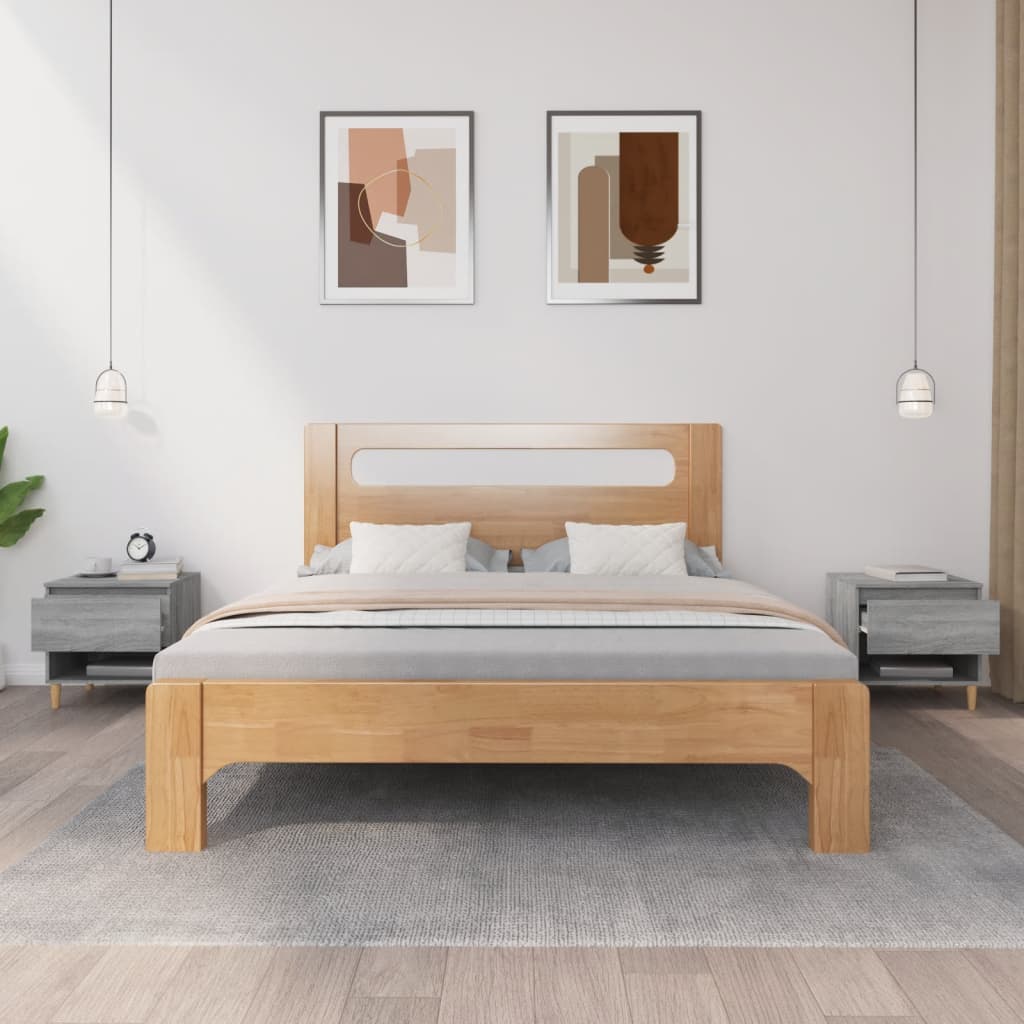 Noptiere, 2 buc., gri sonoma, 50x46x50 cm, lemn prelucrat GartenMobel Dekor
