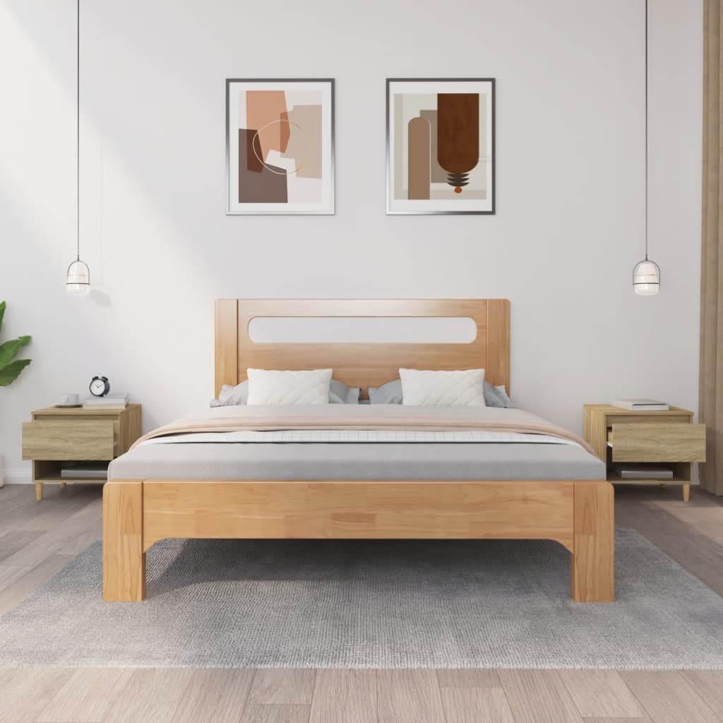 Noptiere, 2 buc., stejar sonoma, 50x46x50 cm, lemn prelucrat GartenMobel Dekor