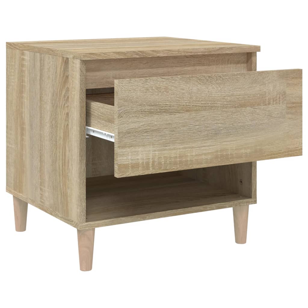 Noptiere, 2 buc., stejar sonoma, 50x46x50 cm, lemn prelucrat GartenMobel Dekor