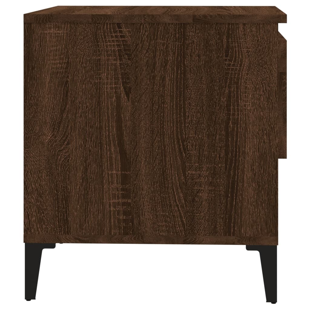 Mese laterale 2 buc. stejar maro 50x46x50 cm lemn compozit GartenMobel Dekor