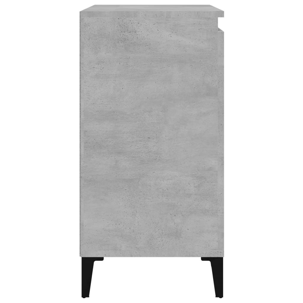 Noptieră, gri beton, 40x35x70 cm, lemn prelucrat GartenMobel Dekor
