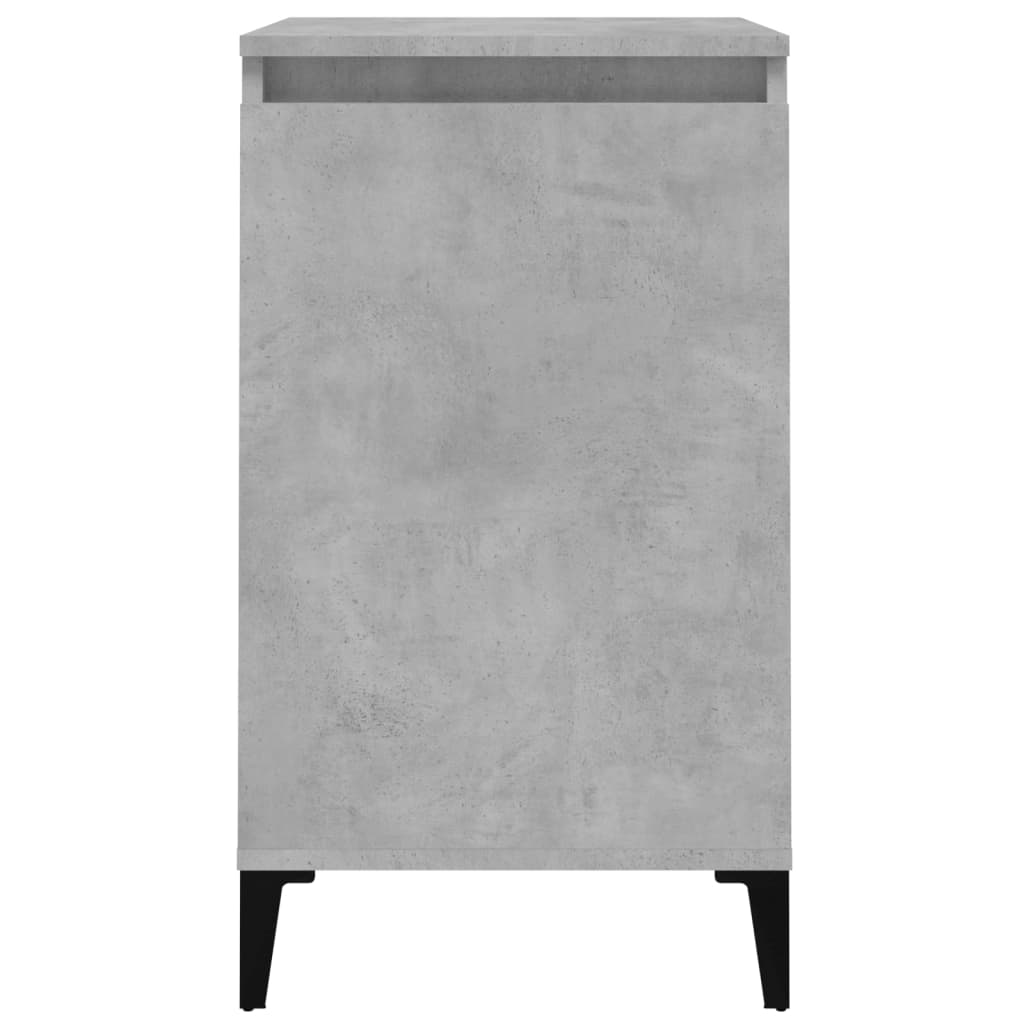 Noptieră, gri beton, 40x35x70 cm, lemn prelucrat GartenMobel Dekor