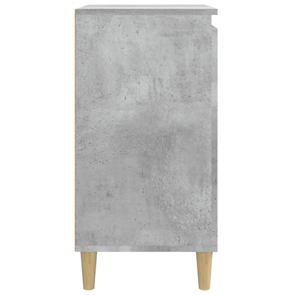 Noptieră, gri beton, 40x35x70 cm, lemn prelucrat GartenMobel Dekor