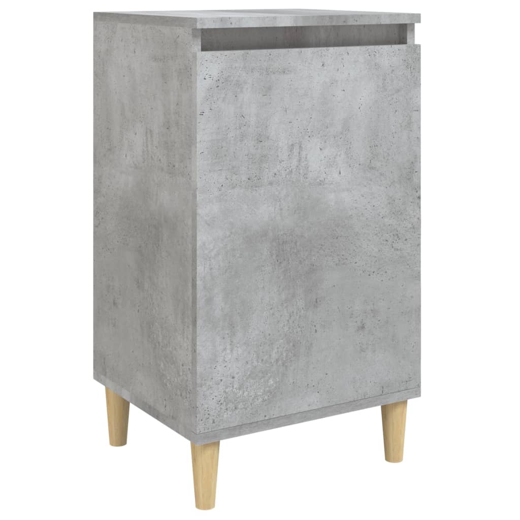 Noptieră, gri beton, 40x35x70 cm, lemn prelucrat GartenMobel Dekor