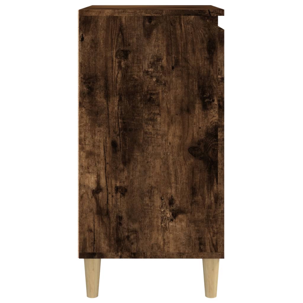 Noptieră, stejar afumat, 40x35x70 cm, lemn prelucrat GartenMobel Dekor