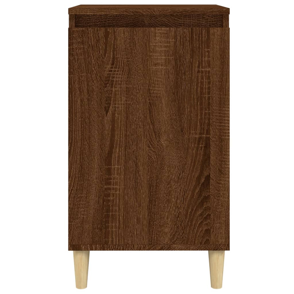 Noptiere, 2 buc., stejar maro, 40x35x70 cm, lemn prelucrat GartenMobel Dekor