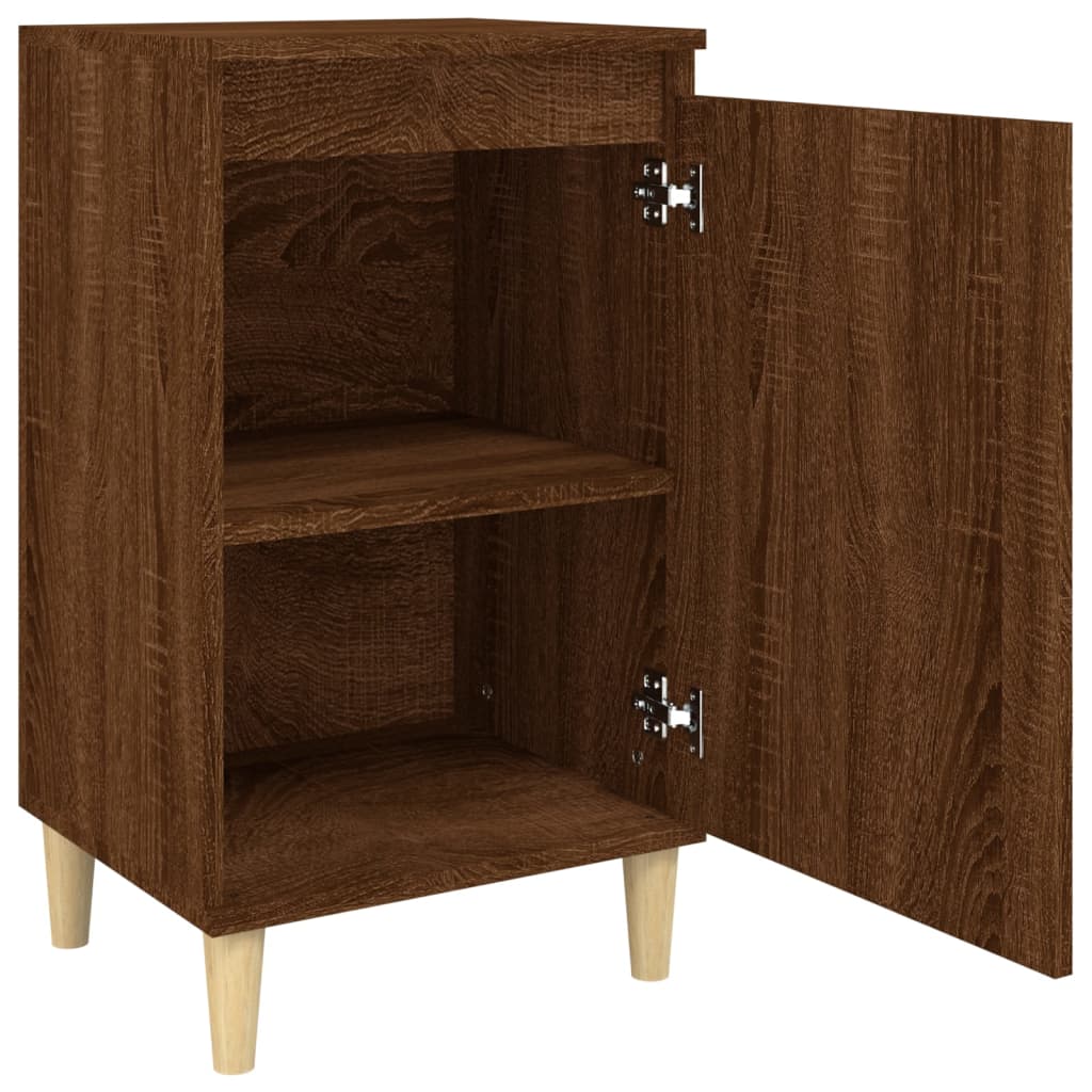 Noptiere, 2 buc., stejar maro, 40x35x70 cm, lemn prelucrat GartenMobel Dekor