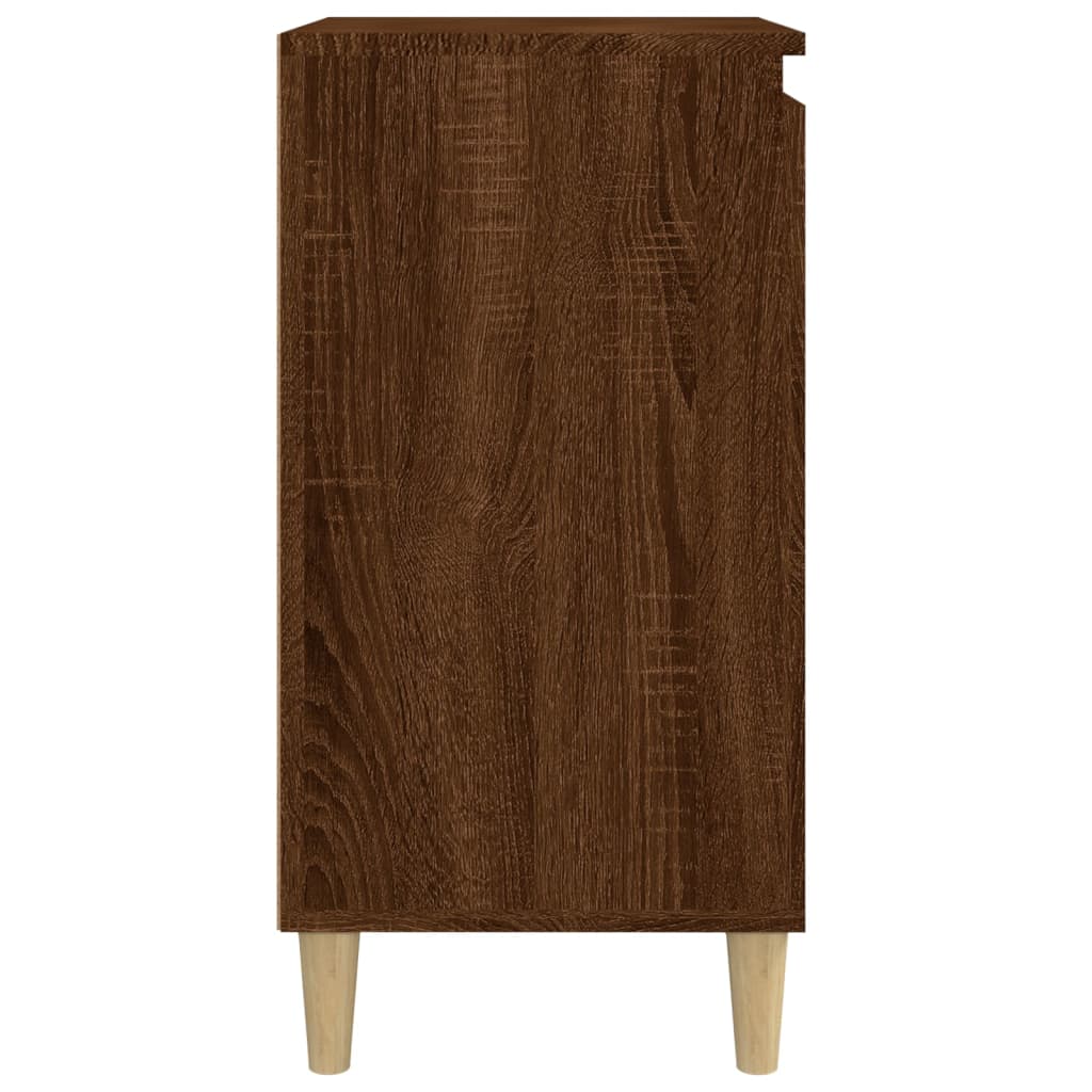 Noptiere, 2 buc., stejar maro, 40x35x70 cm, lemn prelucrat GartenMobel Dekor