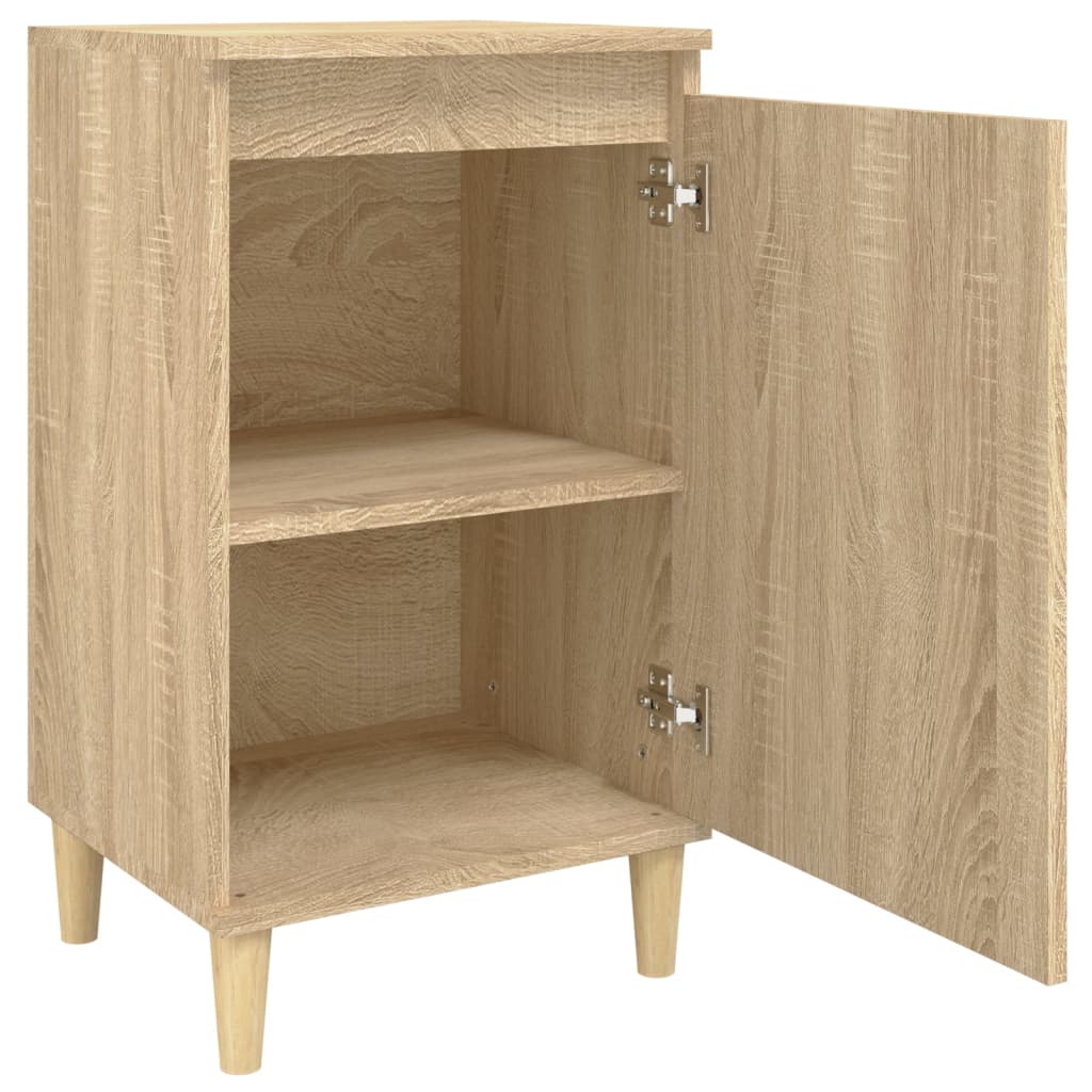 Noptiere, 2 buc., stejar sonoma, 40x35x70 cm, lemn prelucrat GartenMobel Dekor
