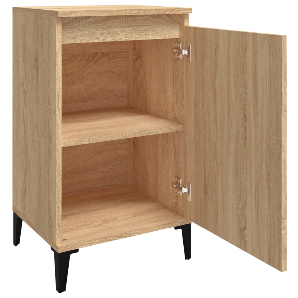 Noptiere, 2 buc., stejar sonoma, 40x35x70 cm, lemn prelucrat GartenMobel Dekor