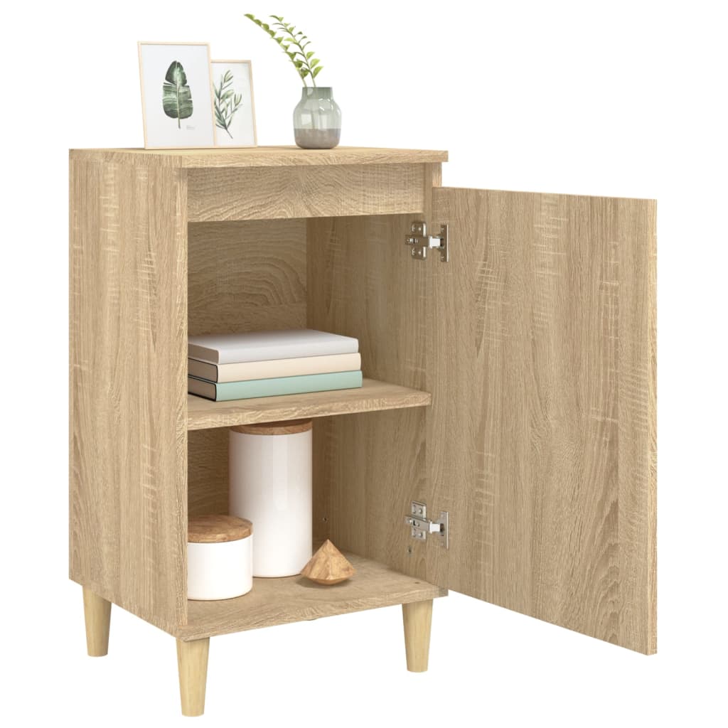 Noptiere, 2 buc., stejar sonoma, 40x35x70 cm, lemn prelucrat GartenMobel Dekor