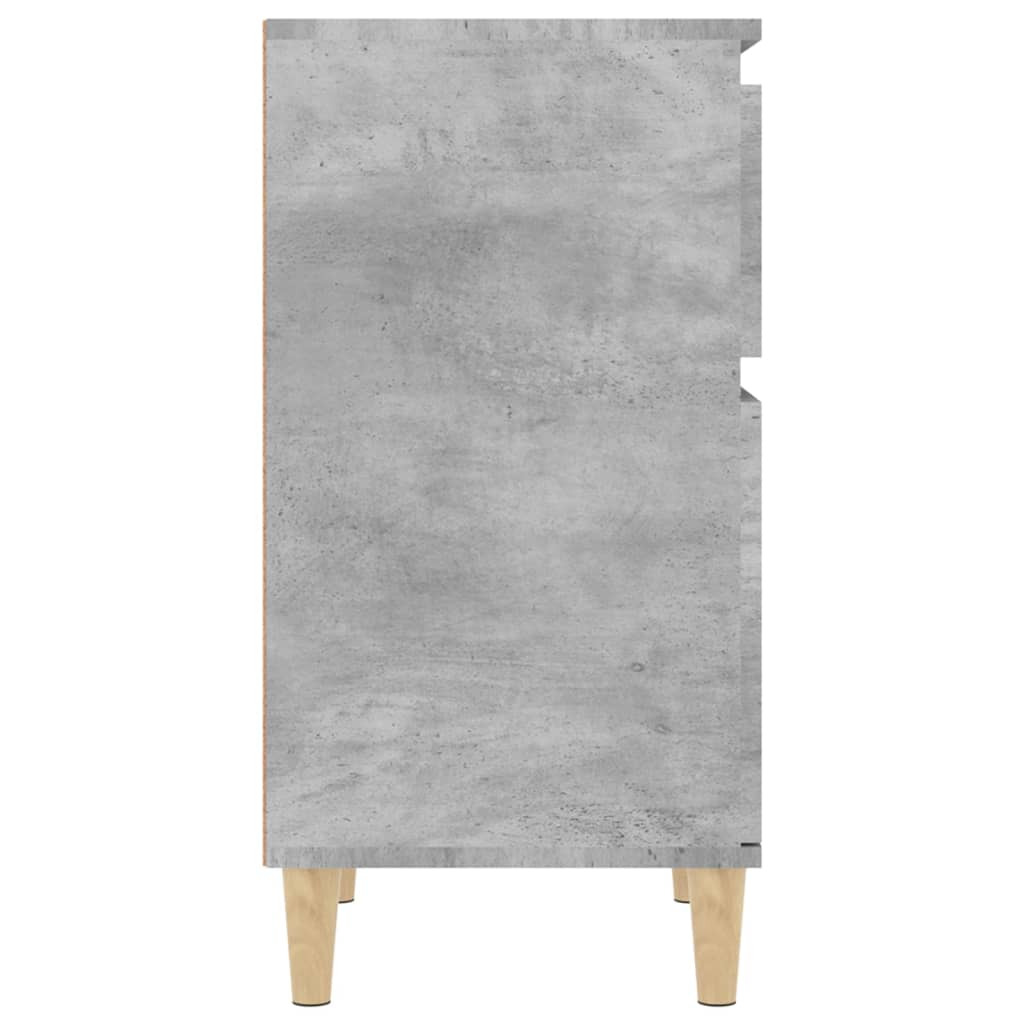 Noptiere, 2 buc., gri beton, 40x35x70 cm GartenMobel Dekor