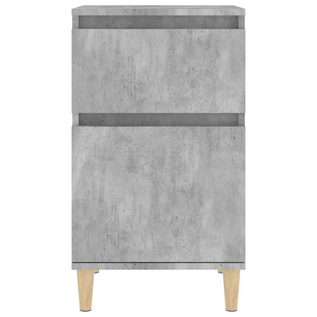 Noptiere, 2 buc., gri beton, 40x35x70 cm GartenMobel Dekor