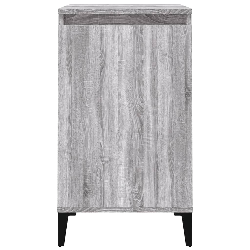 Noptiere, 2 buc., gri sonoma, 40x35x70 cm, lemn prelucrat GartenMobel Dekor