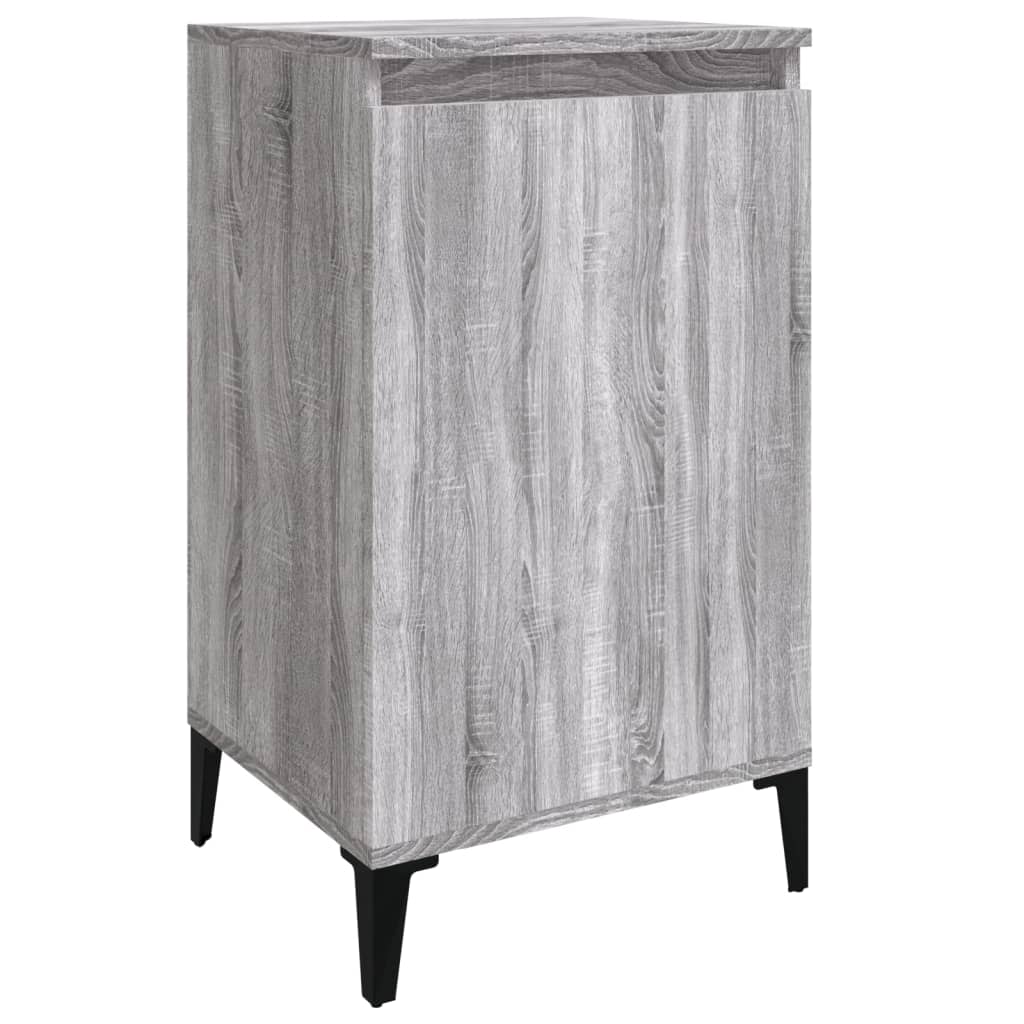 Noptiere, 2 buc., gri sonoma, 40x35x70 cm, lemn prelucrat GartenMobel Dekor