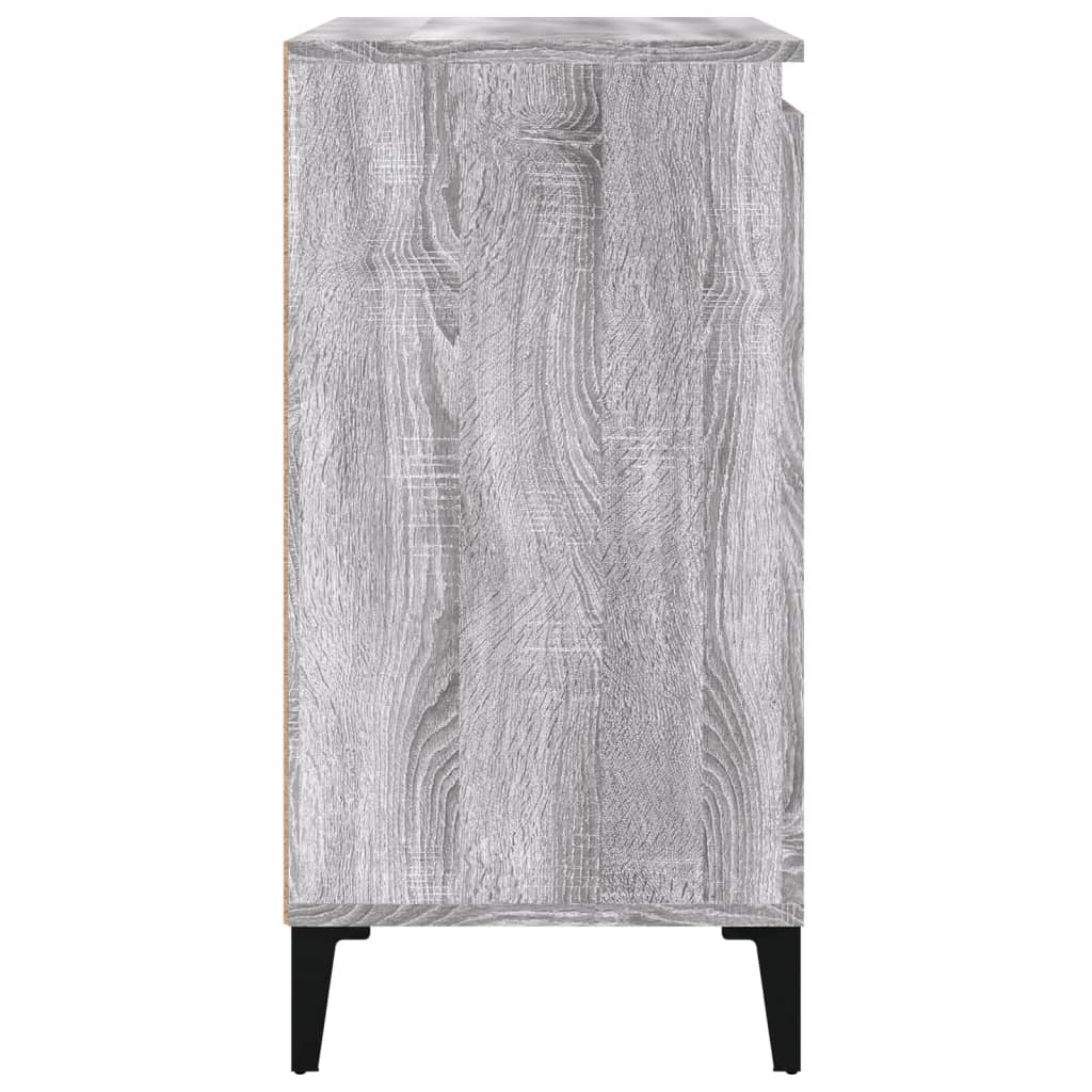 Noptiere, 2 buc., gri sonoma, 40x35x70 cm, lemn prelucrat GartenMobel Dekor