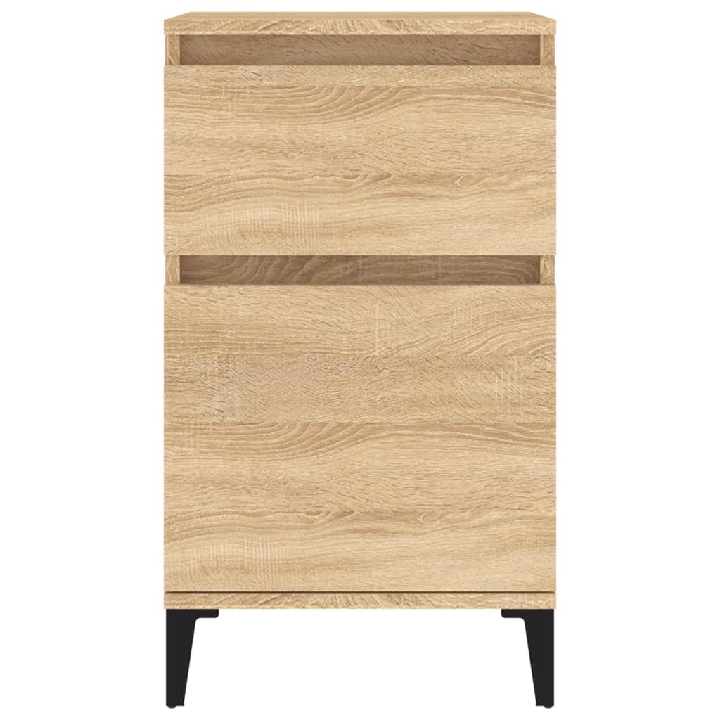 Noptiere, 2 buc., stejar sonoma, 40x35x70 cm, lemn prelucrat GartenMobel Dekor