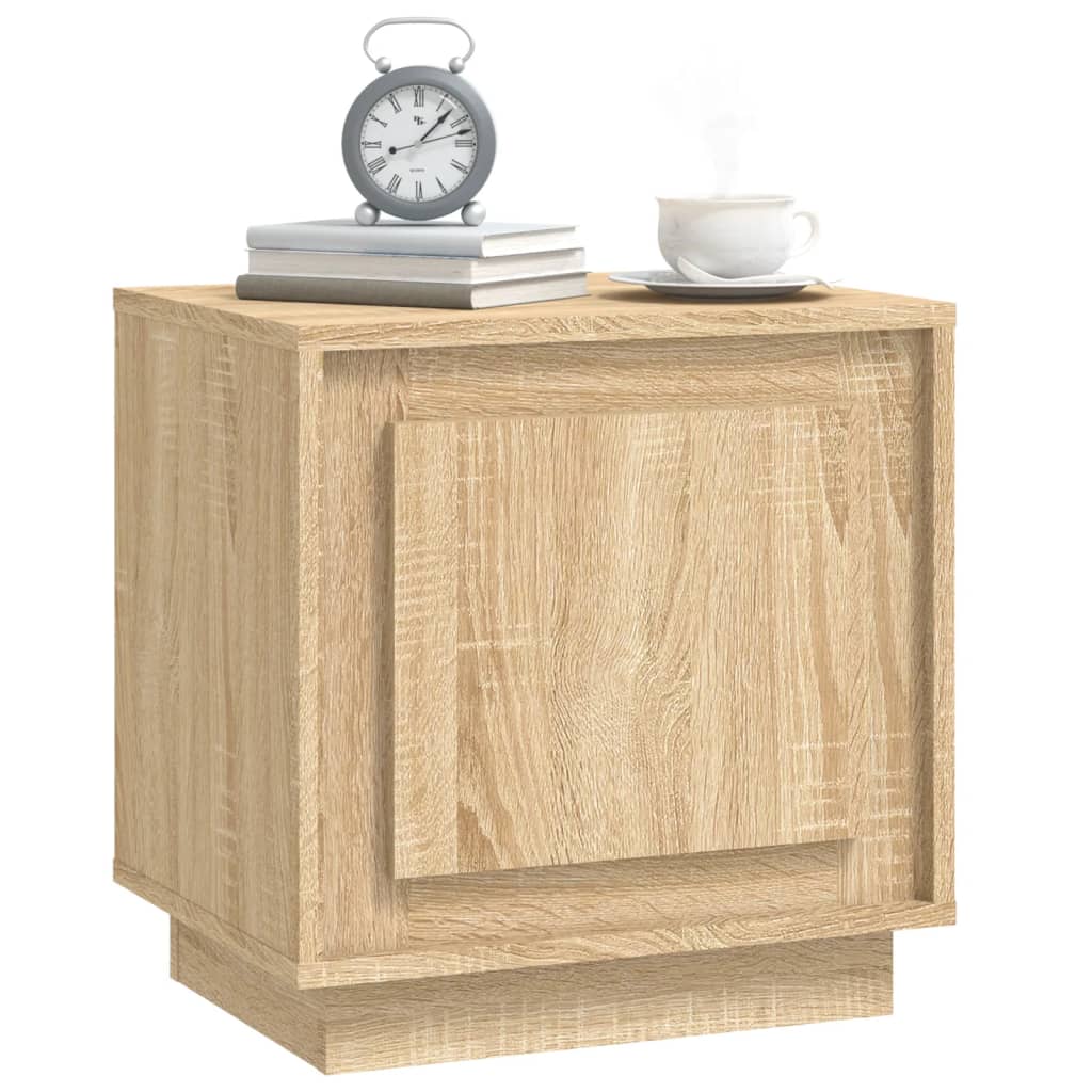 Noptiere, 2 buc., stejar sonoma, 44x35x45 cm, lemn prelucrat GartenMobel Dekor