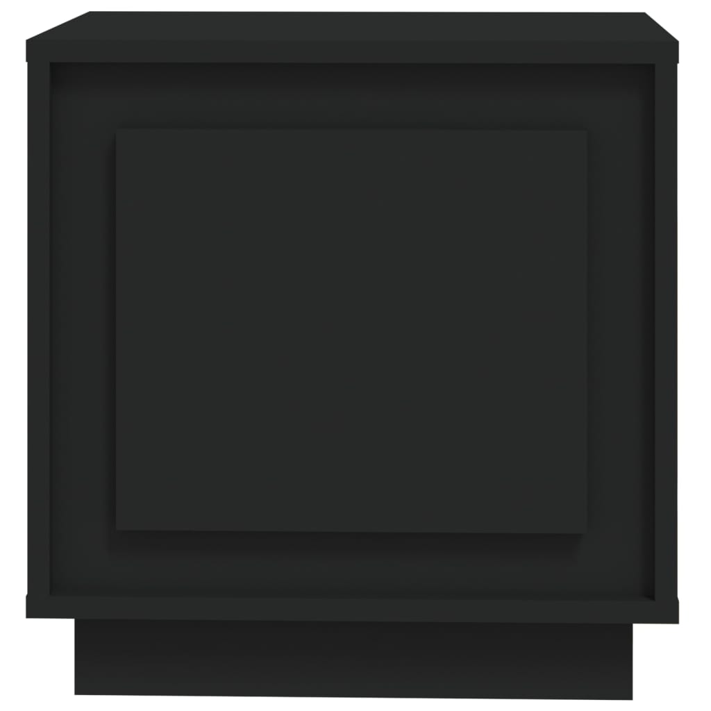 Noptiere, 2 buc, negru, 44x35x45 cm, lemn prelucrat GartenMobel Dekor