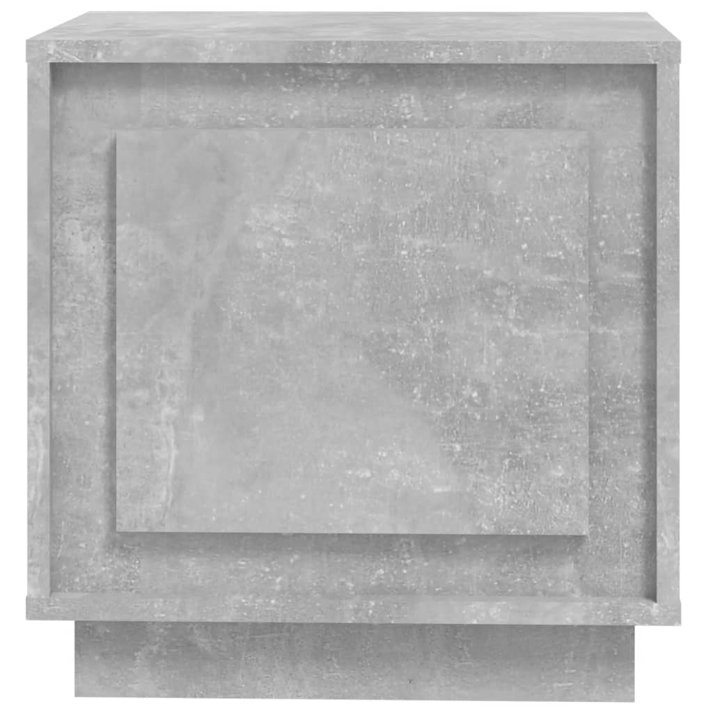 Noptieră, gri beton, 44x35x45 cm, lemn prelucrat GartenMobel Dekor