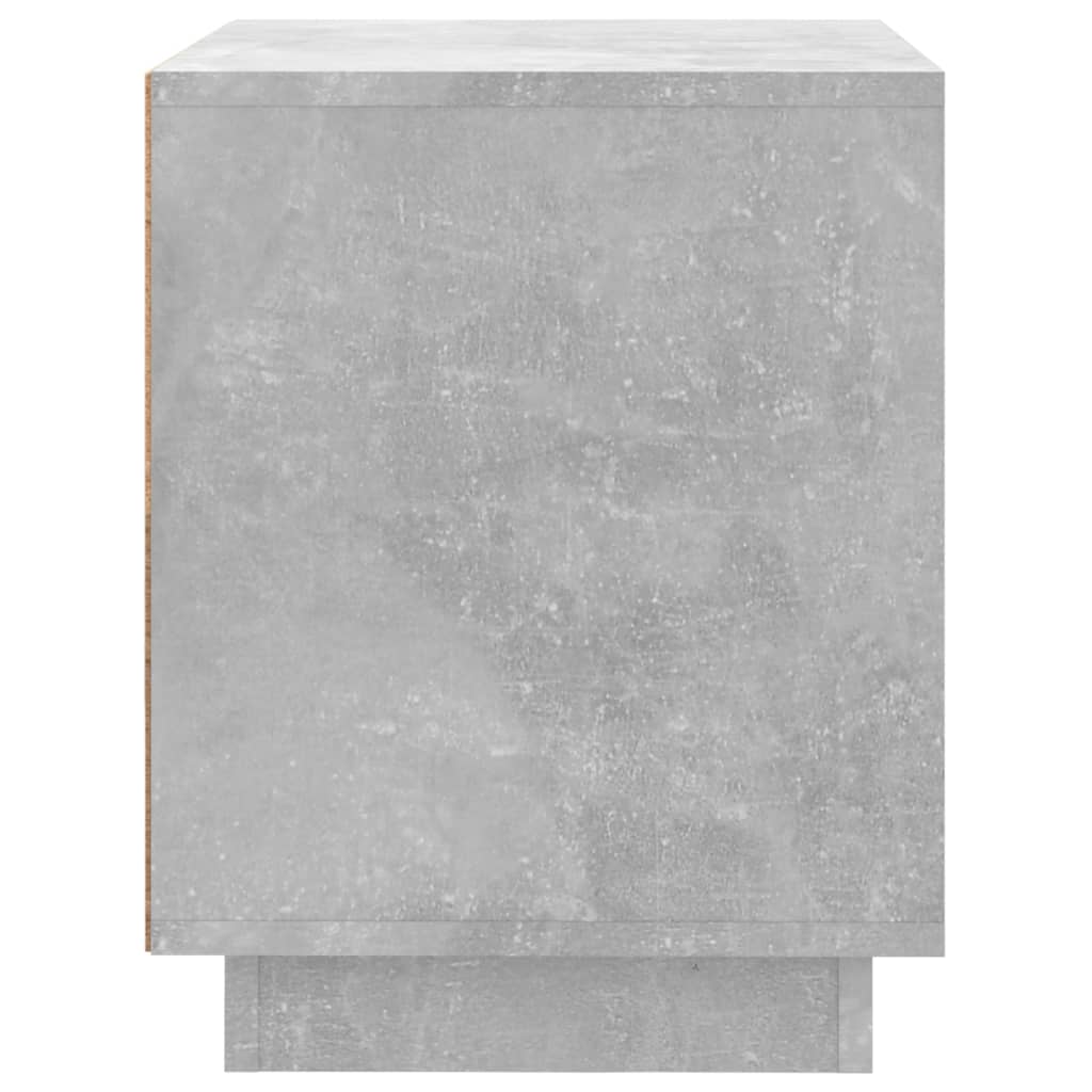 Noptieră, gri beton, 44x35x45 cm, lemn prelucrat GartenMobel Dekor