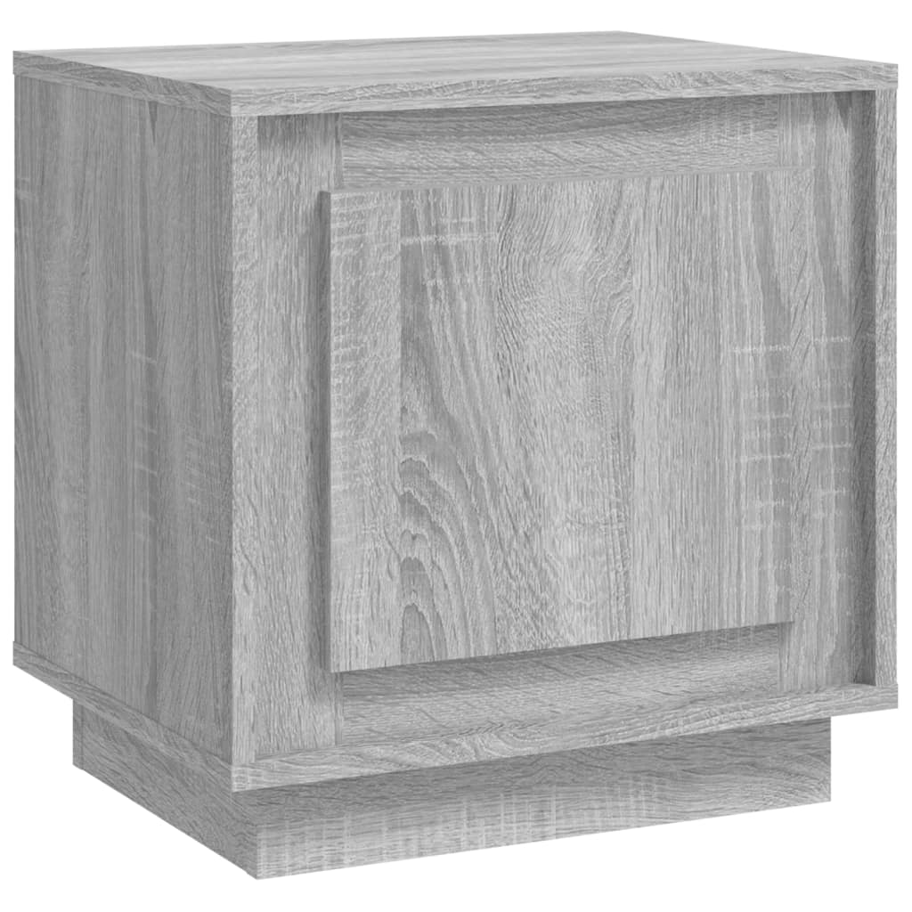 Noptieră, gri sonoma, 44x35x45 cm, lemn prelucrat GartenMobel Dekor