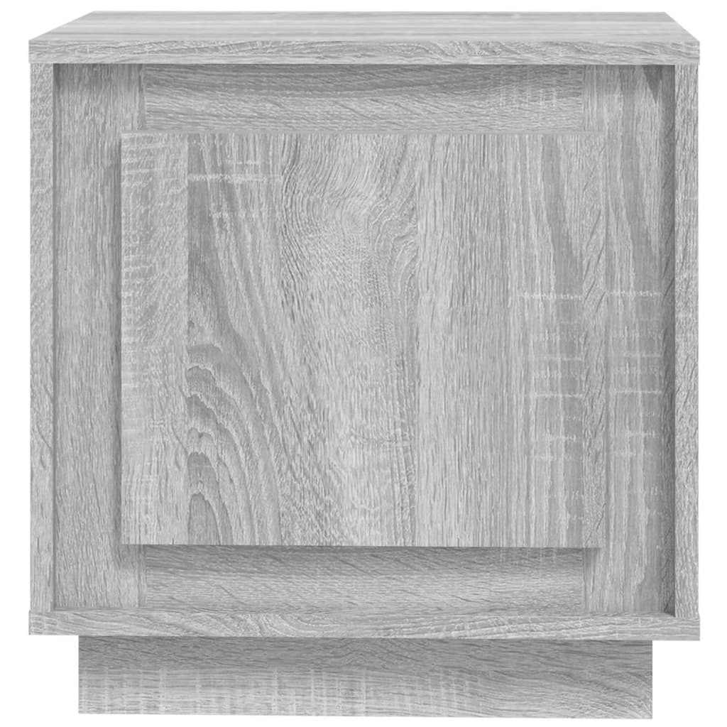 Noptieră, gri sonoma, 44x35x45 cm, lemn prelucrat GartenMobel Dekor
