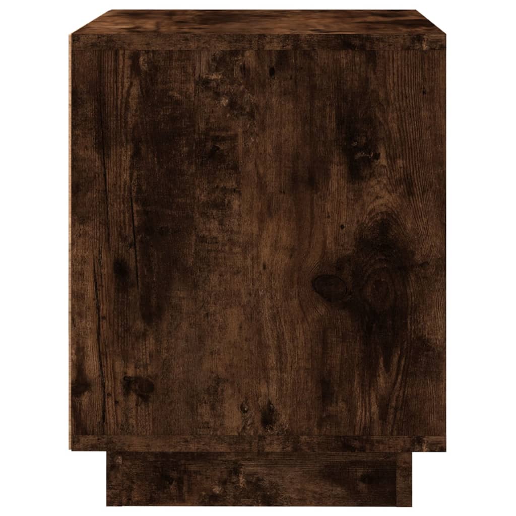 Noptieră, stejar afumat, 44x35x45 cm, lemn prelucrat GartenMobel Dekor