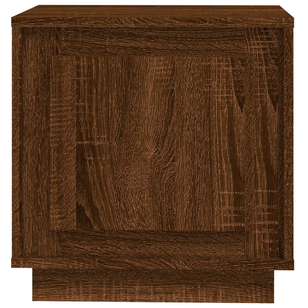 Noptieră, stejar maro, 44x35x45 cm, lemn prelucrat GartenMobel Dekor