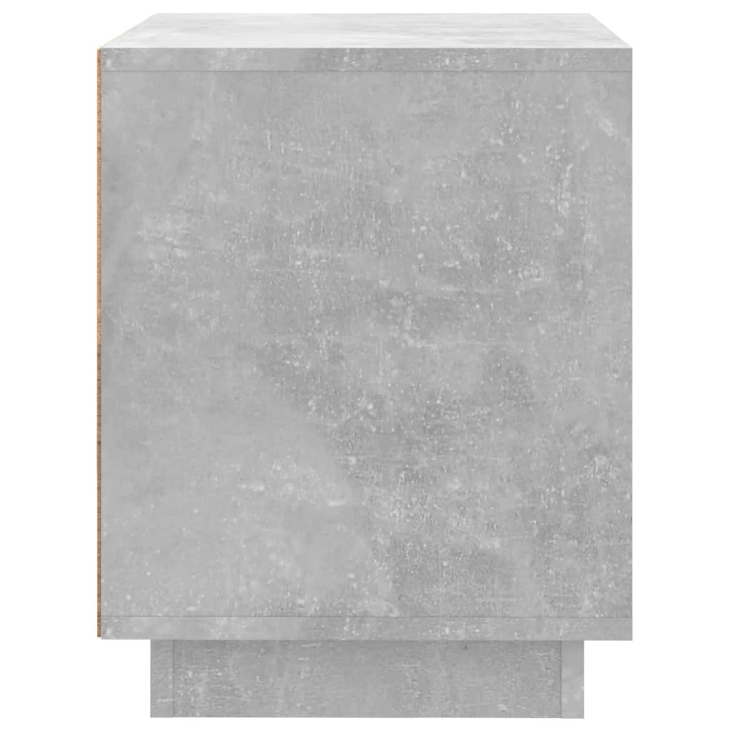 Noptiere, 2 buc., gri beton, 44x35x45 cm, lemn prelucrat GartenMobel Dekor