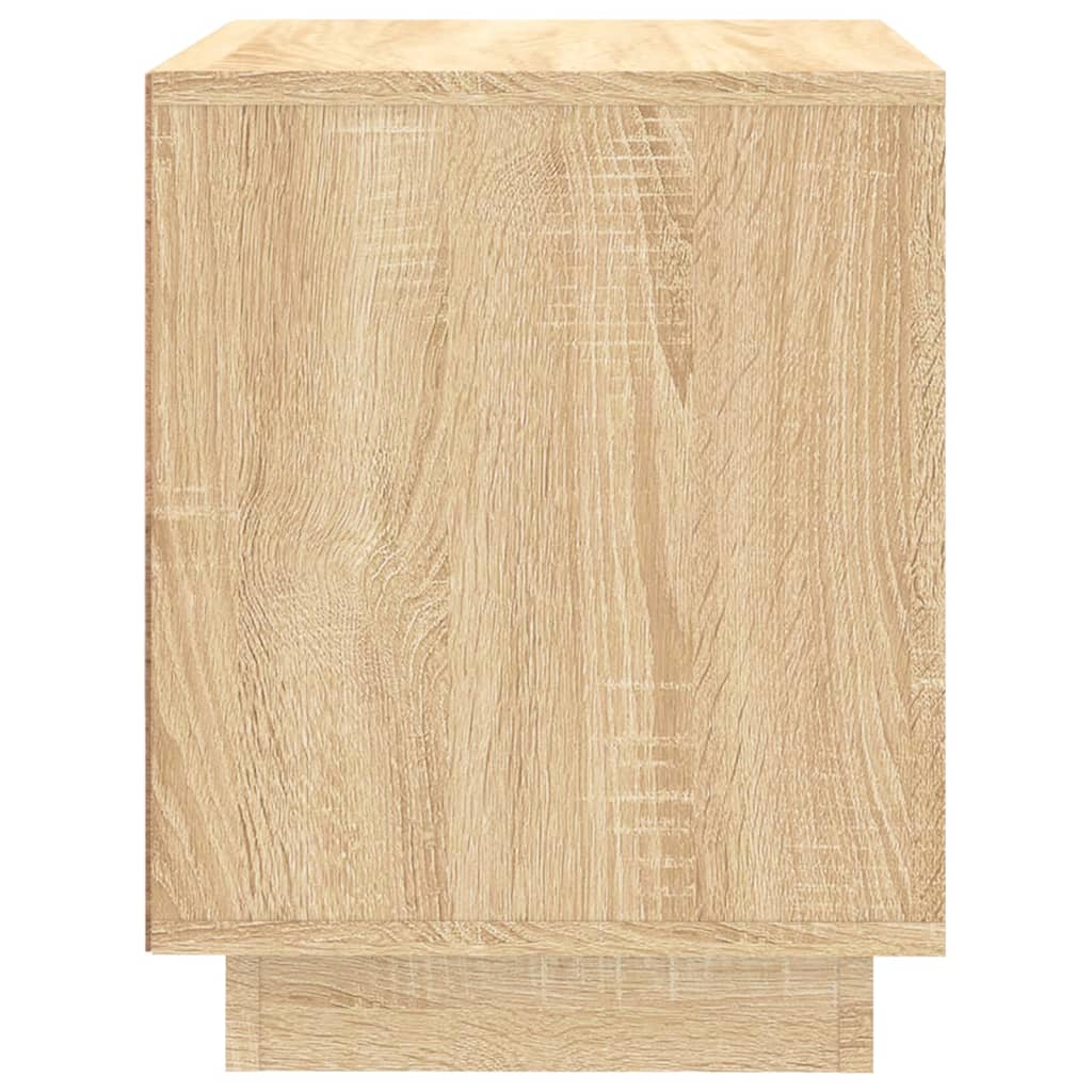 Noptiere, 2 buc., stejar sonoma, 44x35x45 cm, lemn prelucrat GartenMobel Dekor
