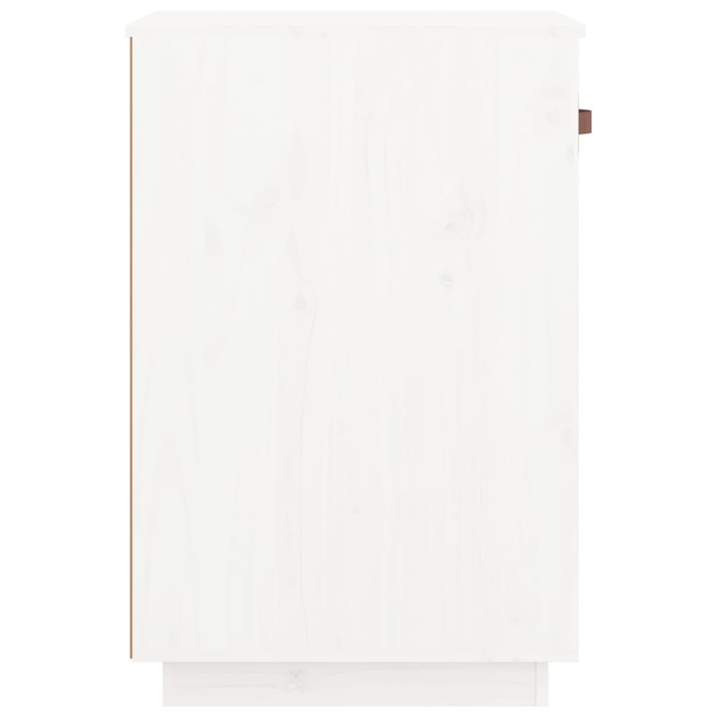 Dulap de birou, alb, 40x50x75 cm, lemn masiv de pin GartenMobel Dekor