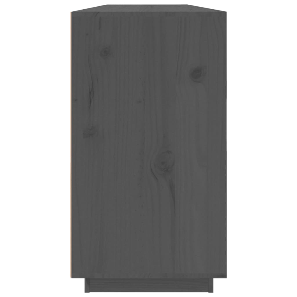 Servantă, gri, 100x40x75 cm, lemn masiv de pin GartenMobel Dekor