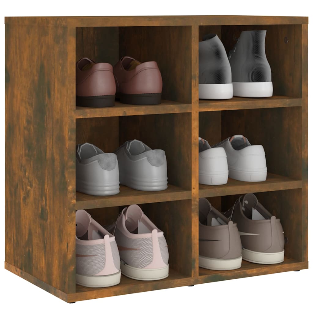 Pantofare, 2 buc., stejar fumuriu, 52,5x30x50 cm GartenMobel Dekor