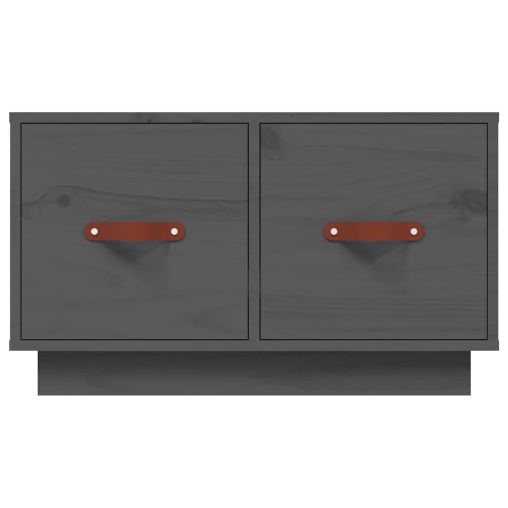 Măsuță de cafea, gri, 60x50x35 cm, lemn masiv de pin GartenMobel Dekor