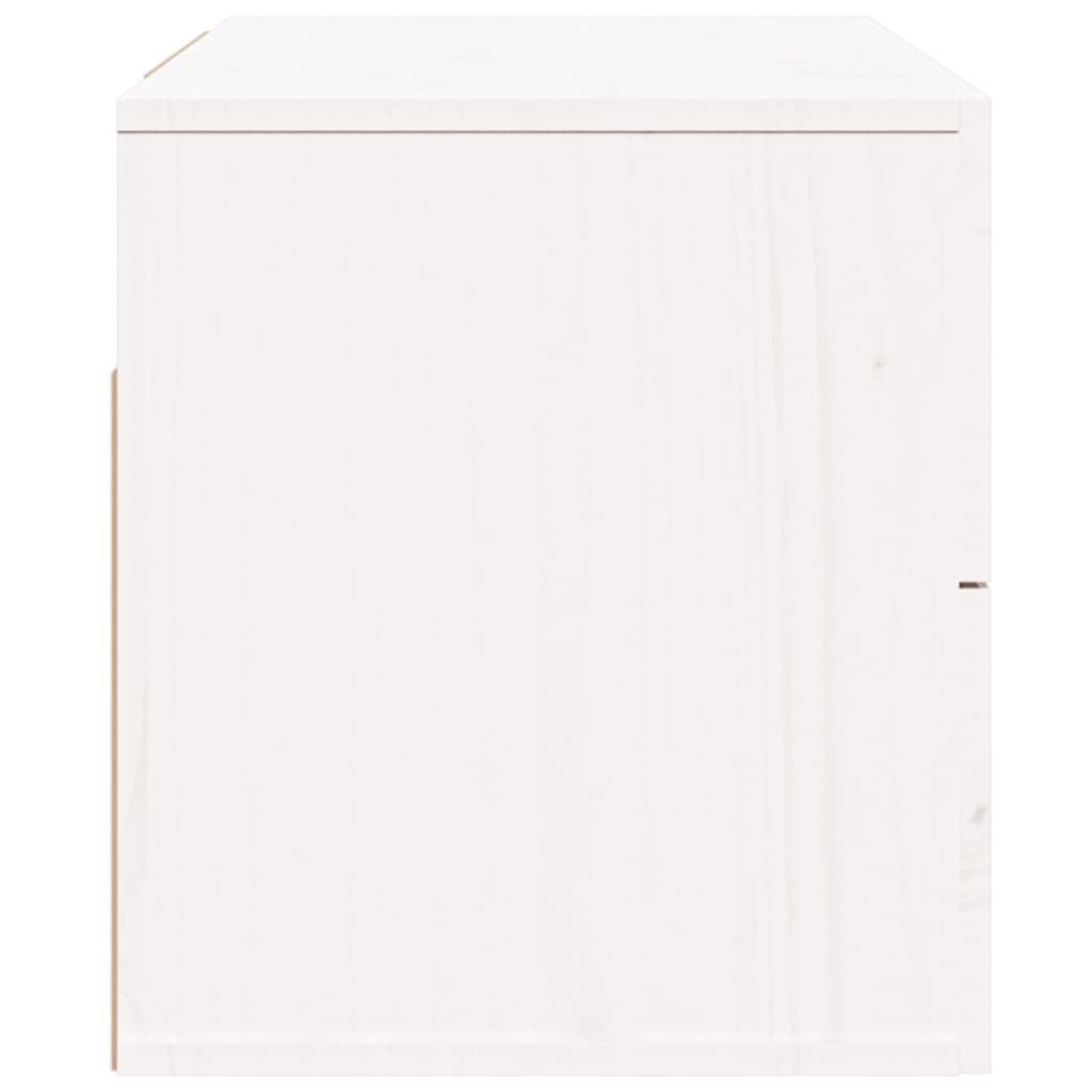 Noptiere de perete, 2 buc., alb, 50x36x40 cm GartenMobel Dekor