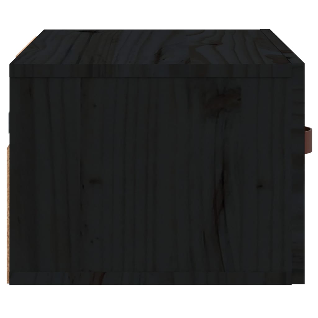 Noptiere de perete, 2 buc., negru, 40x29,5x22 cm GartenMobel Dekor