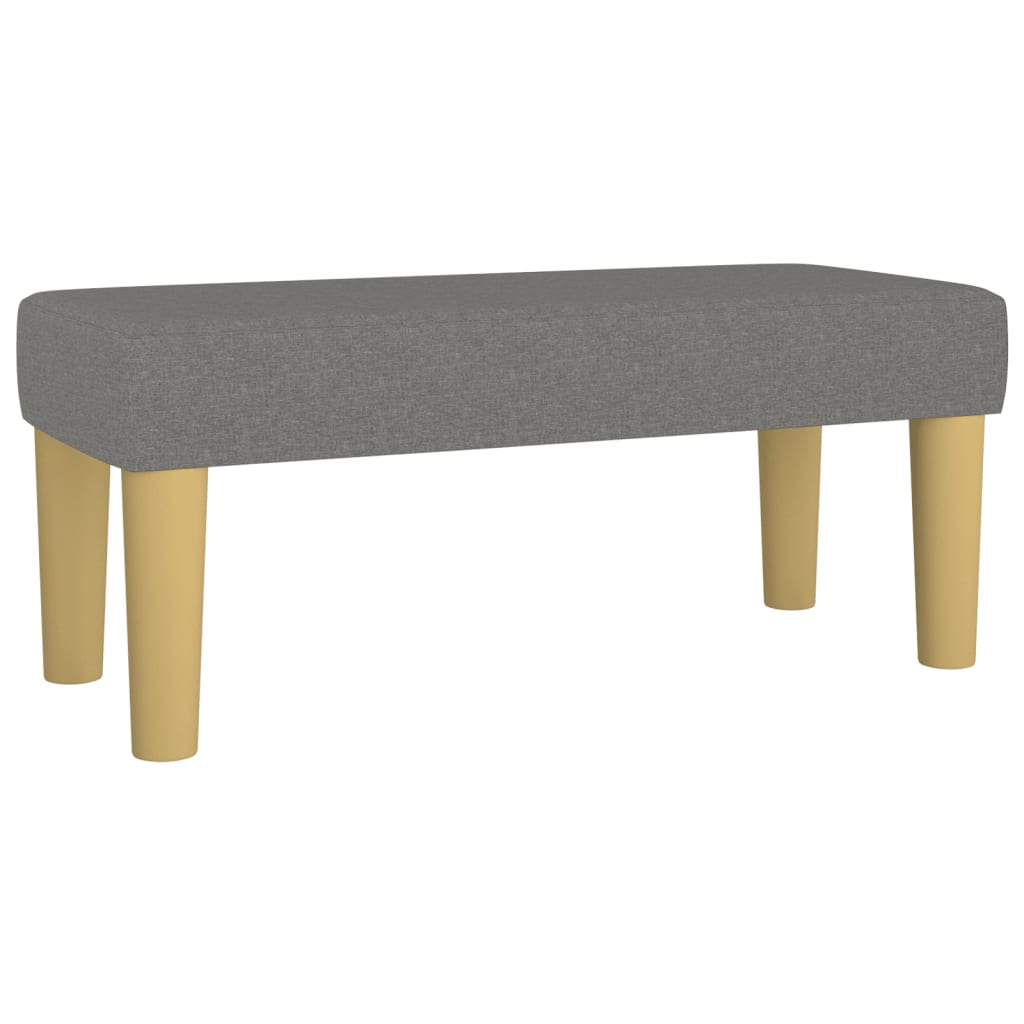 Pat box spring cu saltea, gri închis, 90x190 cm, textil GartenMobel Dekor