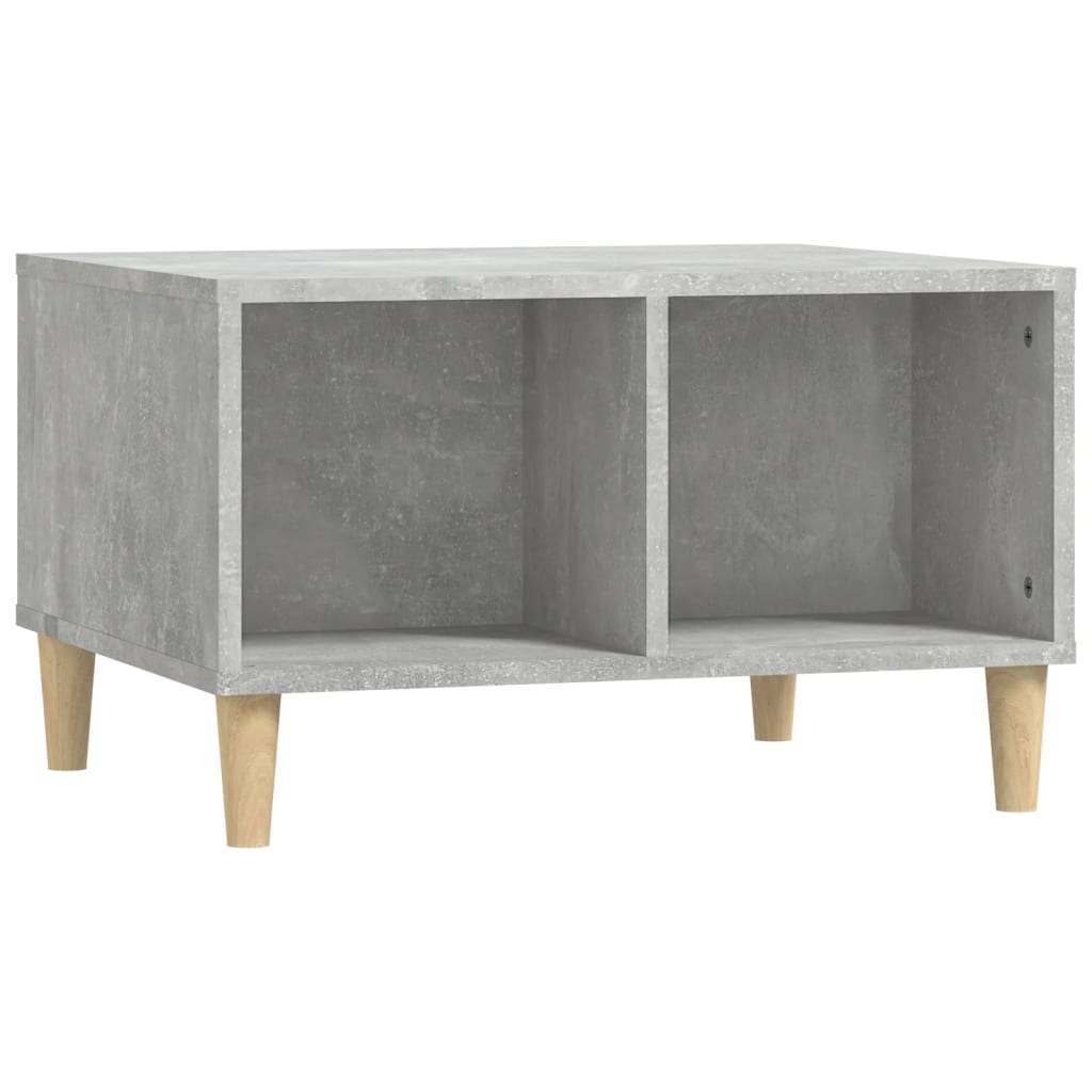 Măsuță de cafea, gri beton, 60x50x36,5 cm, lemn compozit GartenMobel Dekor