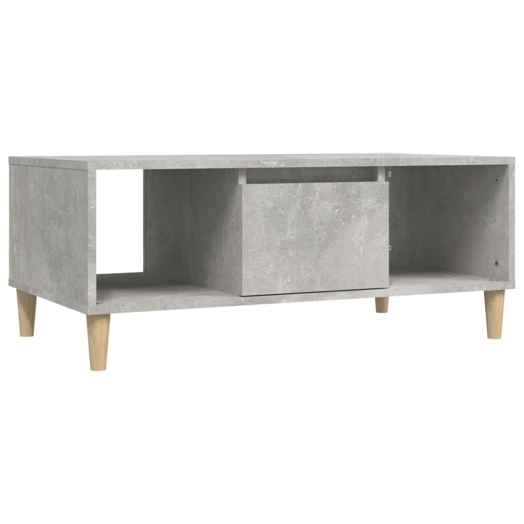 Măsuță de cafea, gri beton, 90x50x36,5 cm, lemn prelucrat GartenMobel Dekor
