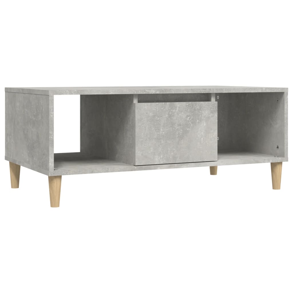 Măsuță de cafea, gri beton, 90x50x36,5 cm, lemn prelucrat GartenMobel Dekor
