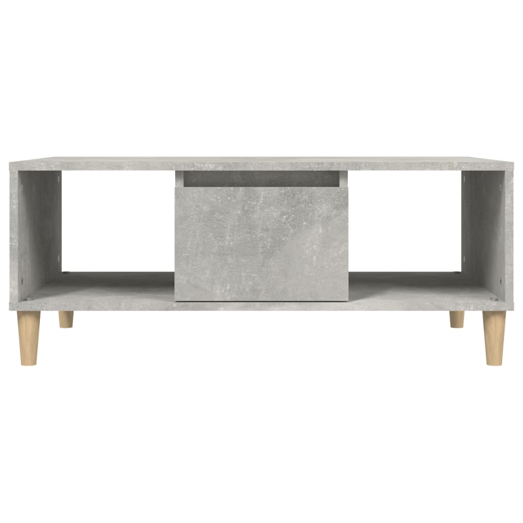 Măsuță de cafea, gri beton, 90x50x36,5 cm, lemn prelucrat GartenMobel Dekor