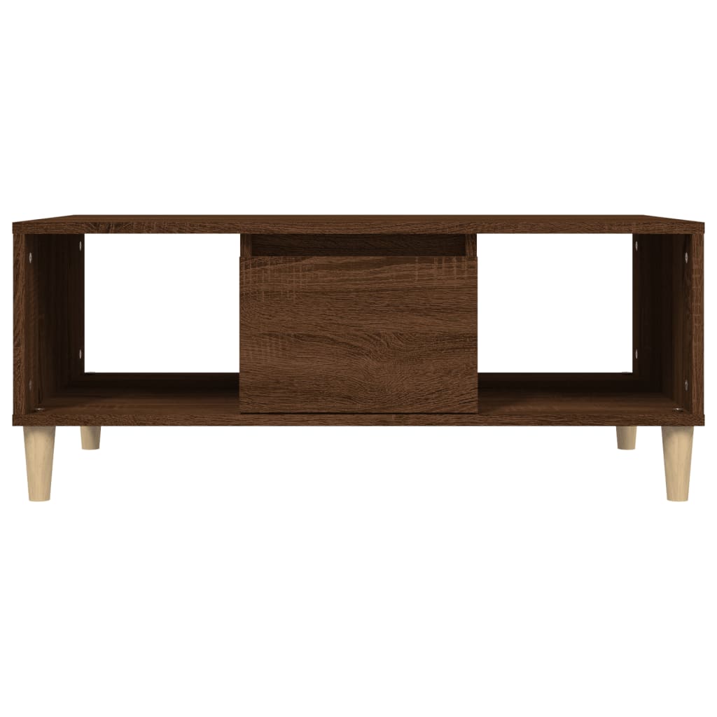 Măsuță de cafea, stejar maro, 90x50x36,5 cm, lemn prelucrat GartenMobel Dekor